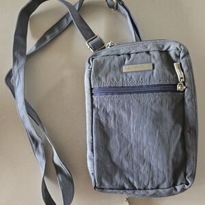 Baggallini Blue Zippered Crossbody Bag